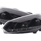 Volkswagen Golf 6 Black LED Headlights with Daytime Running Lights (2008-2014)