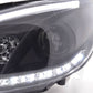 Volkswagen Golf 6 Black LED Headlights with Daytime Running Lights (2008 - 2014)