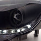 Volkswagen Golf 6 Black LED Headlights with Daytime Running Lights (2008-2014)