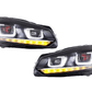 Volkswagen Golf 6 MK6 Black Demon Eyes Projector Headlight (2008 - 2014)
