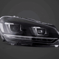 Volkswagen Golf 6 MK6 Black Demon Eyes Projector Headlight (2008 - 2014)