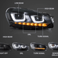 Volkswagen Golf 6 MK6 Black Demon Eyes Projector Headlight (2008 - 2014)