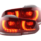 Volkswagen Golf 6 R Style Red LED Taillights Set (2008-2014)