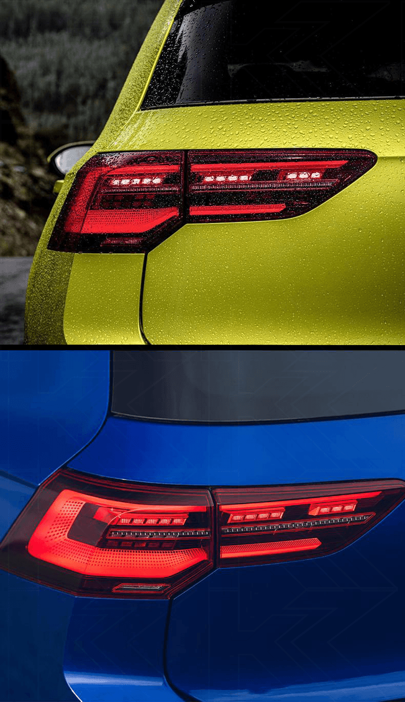 Volkswagen Golf 8 European Style LED Tail Lights 2020 - 2023