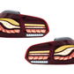 Volkswagen Golf MK6 Smoke and Red Dynamic Lighting OLED Taillights (2008 - 2014)