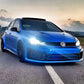 Volkswagen Golf Mk7 Black LED Headlights - R Style Chrome (12-17)