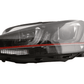 Volkswagen Golf Mk7 Black LED Headlights - R Style Red (12-17)