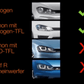 Volkswagen Golf Mk7 Black LED Headlights - R Style Red (12-17)