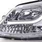 Volkswagen Jetta 6 Chrome LED Headlights with Daytime Running Lights (2011-2018)