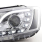 Volkswagen Jetta 6 Chrome LED Headlights with Daytime Running Lights (2011-2018)
