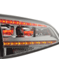 Volkswagen MK7 Golf/GTI/R - Chrome/Smoke LED Tail Lights For Halogen Models (2012-2017)