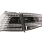 Volkswagen MK7 Golf/GTI/R - Clear/Black LED Tail Lights for Halogen Models (2012-2017)