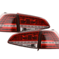 Volkswagen MK7 Golf/GTI/R Red LED Tail Lights (12-17)
