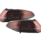 Volkswagen MK7 Golf/GTI/R - Red/Smoke LED Tail Lights (2012-2017)