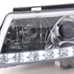Volkswagen Passat (B5 / 3B) Chrome LED Headlights with Daytime Running Lights (1997 - 2000)