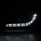 Volkswagen Passat (B5 / 3BG) Black LED Headlights with Daytime Running Lights (2000 - 2005)
