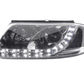 Volkswagen Passat (B5 / 3BG) Chrome LED Headlights with Daytime Running Lights (2000 - 2005)