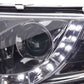 Volkswagen Passat (B5 / 3BG) Chrome LED Headlights with Daytime Running Lights (2000 - 2005)