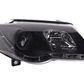 Volkswagen Passat (B6 / 3C) Black LED Headlights with Daytime Running Lights (2005 - 2010)