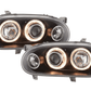 VW Golf 3 type 1HXO, 1 EXO Black Angel Eye Headlights (1991-1997)