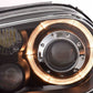 VW Golf 4 (1J) OE+ Black Angel Eyes Headlights- (1998-2003)