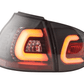 VW Golf 5 Mk5 Black LED Tail Lights (2003-2008)