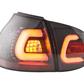 VW Golf 5 Mk5 Black LED Tail Lights (2003-2008)