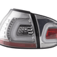 VW Golf 5 Mk5 Chrome Clear LED Tail Lights (2003-2008)