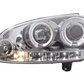 VW Golf 5 (Mk5) Chrome LED Angel Eye Headlights - (2003-2008)