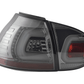 VW Golf 5 Mk5 Chrome Smoked LED Tail Lights (2003-2008)