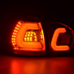 VW Golf 5 Mk5 Chrome Smoked LED Tail Lights (2003-2008)