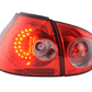 VW Golf 5 Mk5 OEM Style Red Tail Lights (2003-2008)