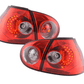 VW Golf 5 Mk5 OEM Style Red Tail Lights (2003-2008)