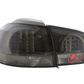 VW Golf 6 MK6 GTI Clear/Smoked LED Tail Lights (2008-2014)