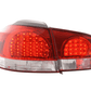 VW Golf 6 MK6 GTI Red LED Tail Lights (2008-2014)