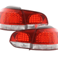VW Golf 6 MK6 GTI Red LED Tail Lights (2008-2014)