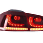 VW Golf 6th Gen Mk6 Hatchback LED Tail Lights (2008 - 2014)