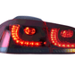 VW Golf 6th Gen Mk6 Hatchback LED Tail Lights (2008 - 2014)