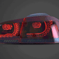 VW Golf 6th Gen Mk6 Hatchback LED Tail Lights (2008 - 2014)