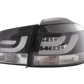 VW Golf Mk6 GTI LED Bar Black Tail Lights V1 (2008-2014)