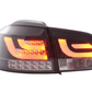VW Golf Mk6 GTI LED Bar Black Tail Lights V1 LED Indicators (2008-2014)
