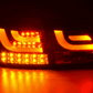 VW Golf Mk6 GTI LED Bar Black Tail Lights V1 LED Indicators (2008-2014)