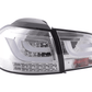 VW Golf Mk6 / GTI LED Bar Clear Tail Lights V1 LED Indicators (2008-2014)