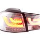 VW Golf Mk6 / GTI LED Bar Clear Tail Lights V1 LED Indicators (2008-2014)