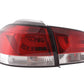 VW Golf Mk6 GTI LED Bar Red Tail Lights V1 (2008-2014)