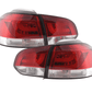 VW Golf Mk6 GTI LED Bar Red Tail Lights V1 (2008-2014)
