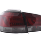 VW Golf Mk6 GTI LED Bar Red/Smoked Tail Lights V1 (2008-2014)