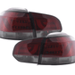 VW Golf Mk6 GTI LED Bar Red/Smoked Tail Lights V1 (2008-2014)