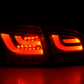 VW Golf Mk6 GTI LED Bar Red/Smoked Tail Lights V1 LED Indicators (2008-2014)