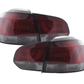 VW Golf Mk6 GTI LED Bar Red/Smoked Tail Lights V1 LED Indicators (2008-2014)